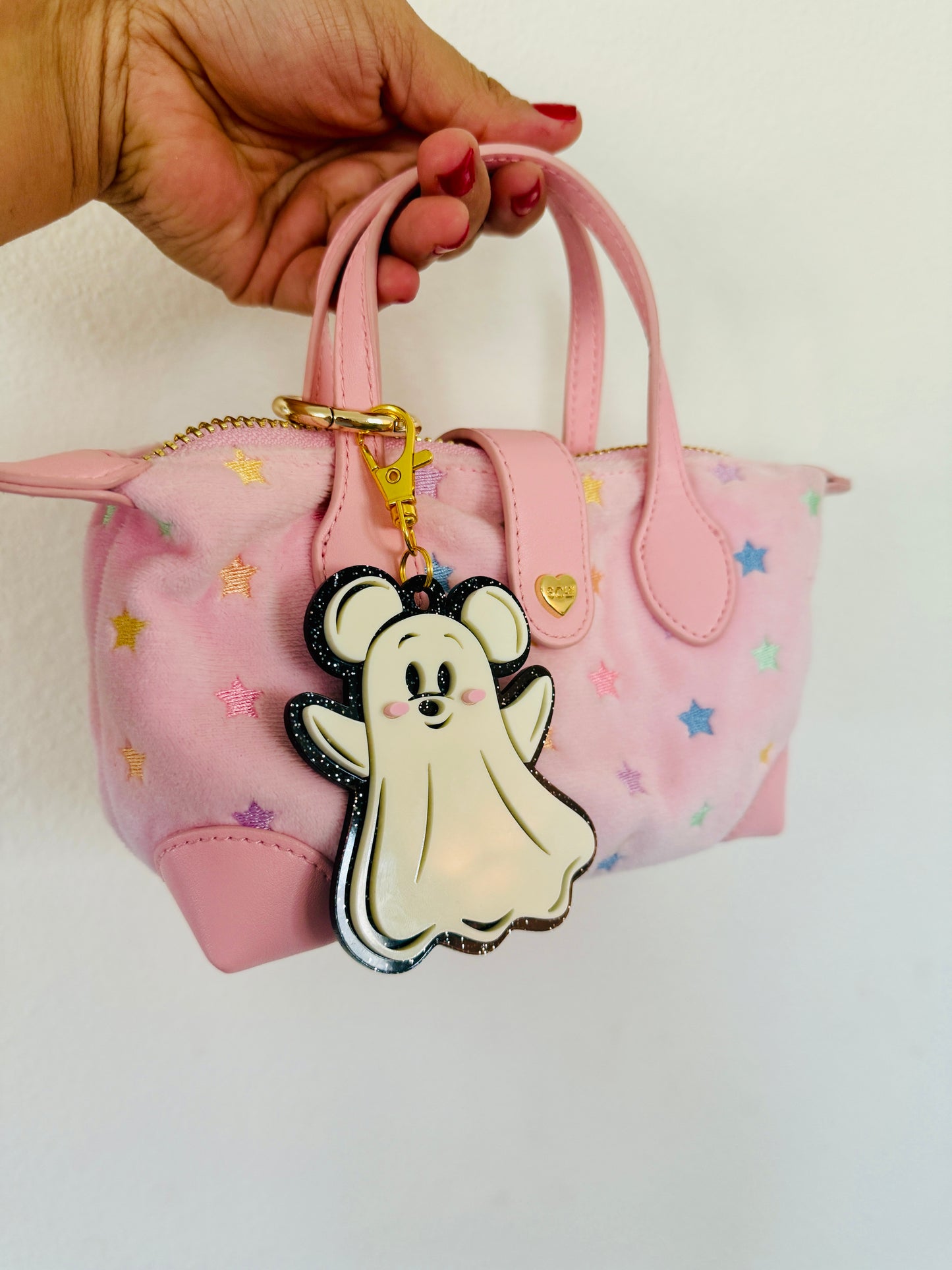 Mouse Ghost Keychain (no bow)