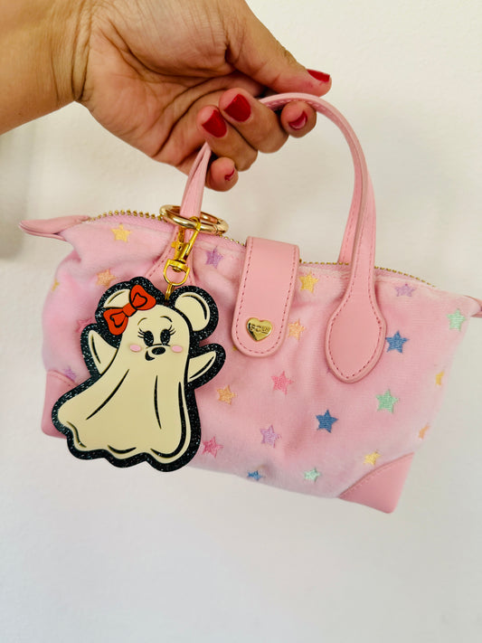 Girl Mouse Ghost Keychain