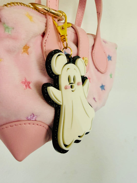 Mouse Ghost Keychain (no bow)